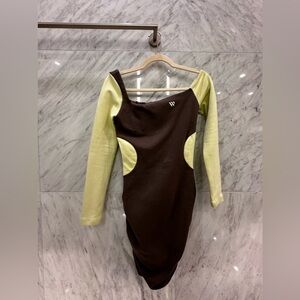 Unique Off Shoulder (single side) Dress